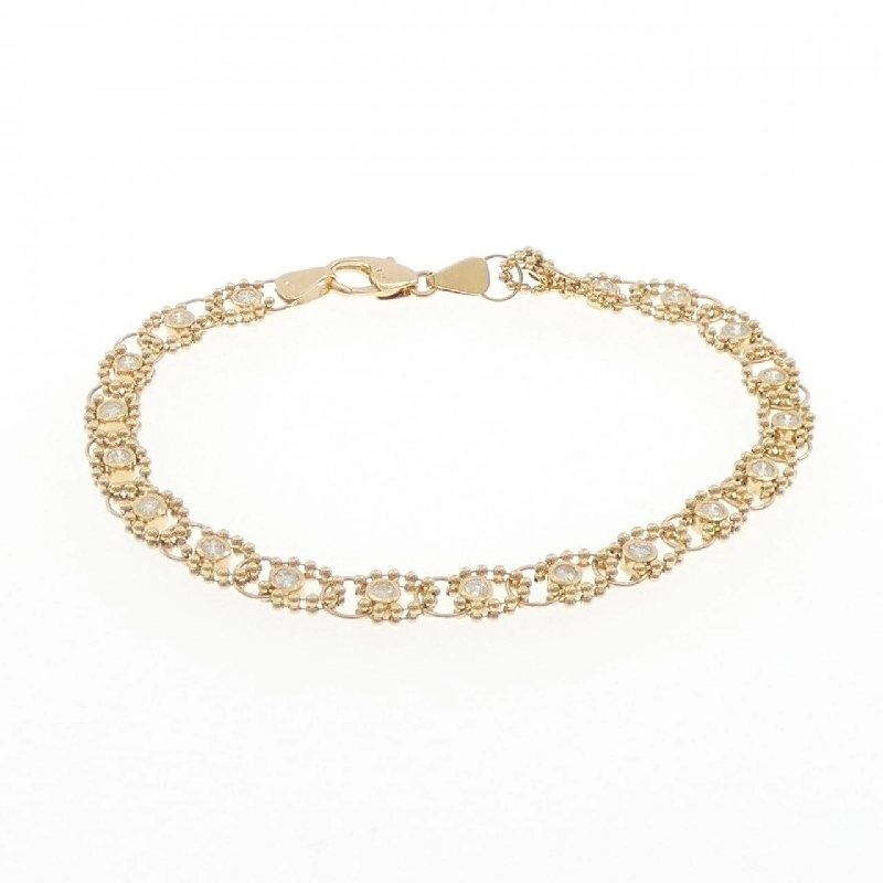 K18YG Vòng tay kim cương 1.09CT - Hàng hiệu Authentic 873117