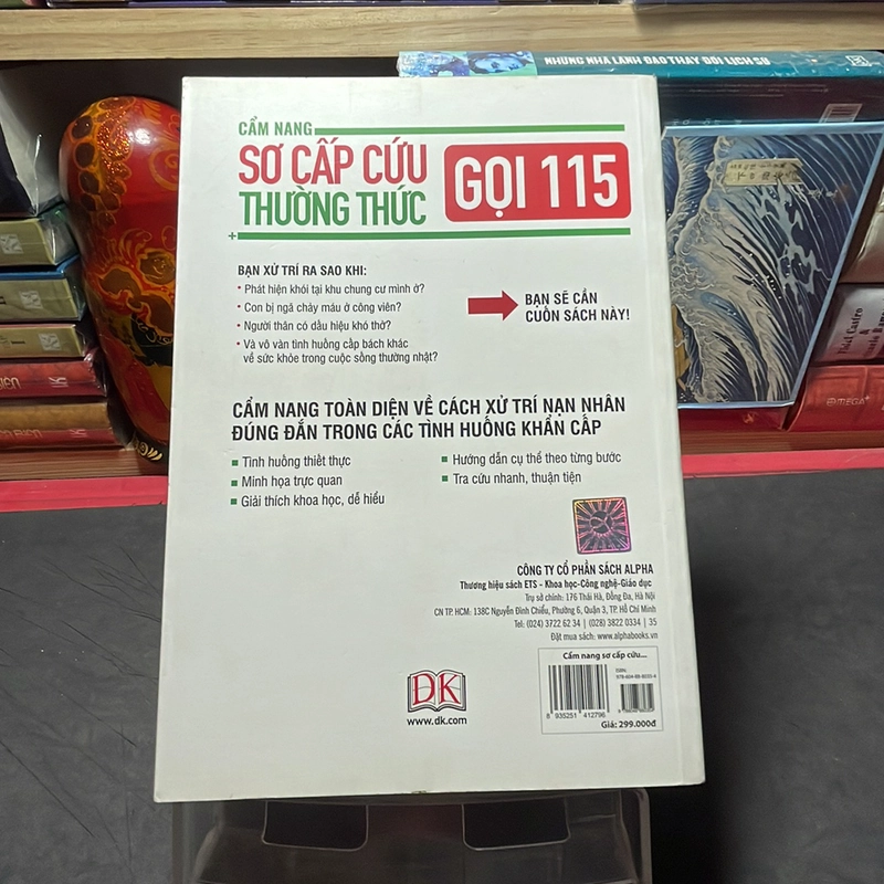 Cẩm nang sơ cấp cứu thường thức DK 320046