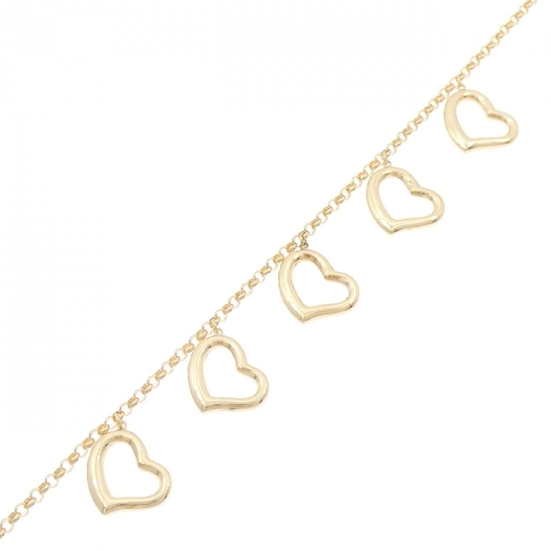 K18YG Dây chuyền hình trái tim - Hàng hiệu Authentic 870961