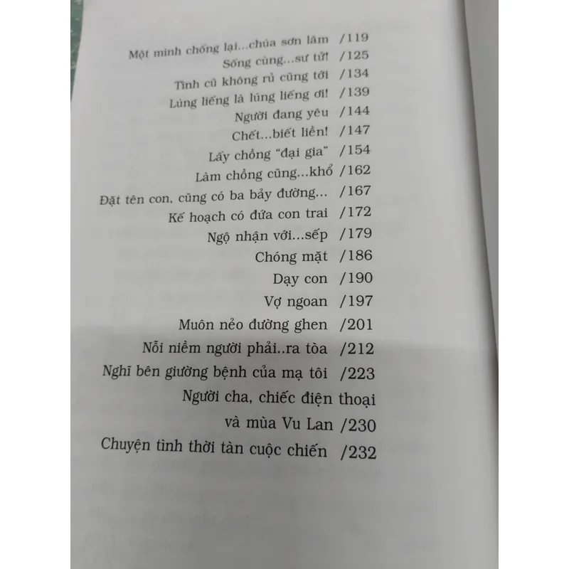 Điện thoại cho chồng người tình.
Tác giả: Nguyễn Thế Thịnh
Thể loại: Tản văn
 703814