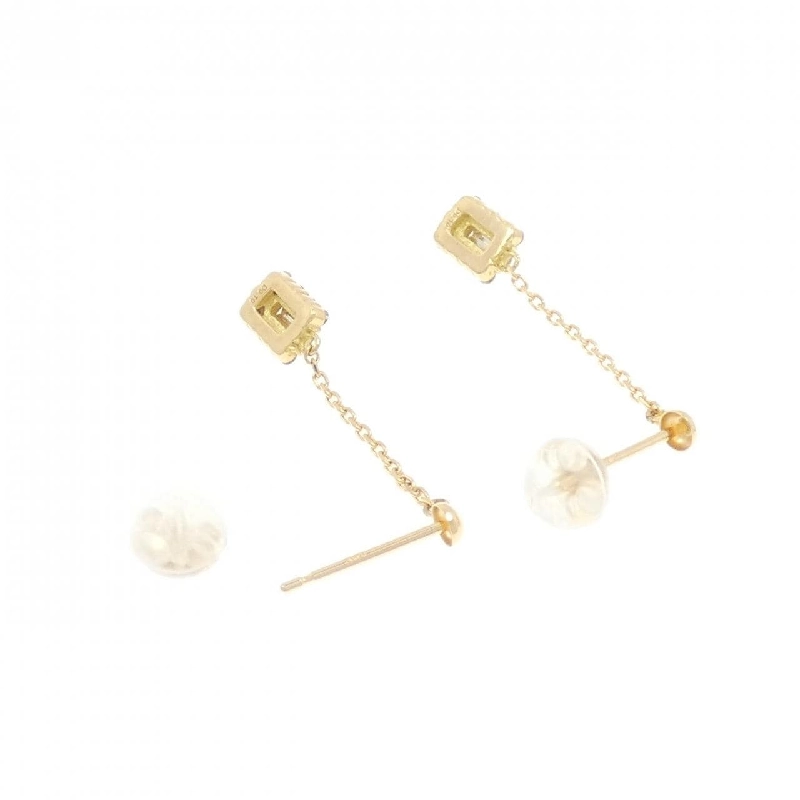 K18YG Bông tai kim cương 0.20CT - Hàng hiệu Chính hãng 868526