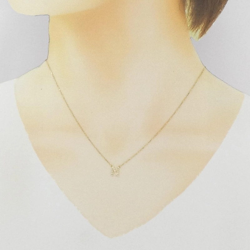 Dây chuyền chữ cái AHK 0.05CT - Hàng hiệu Authentic 840006