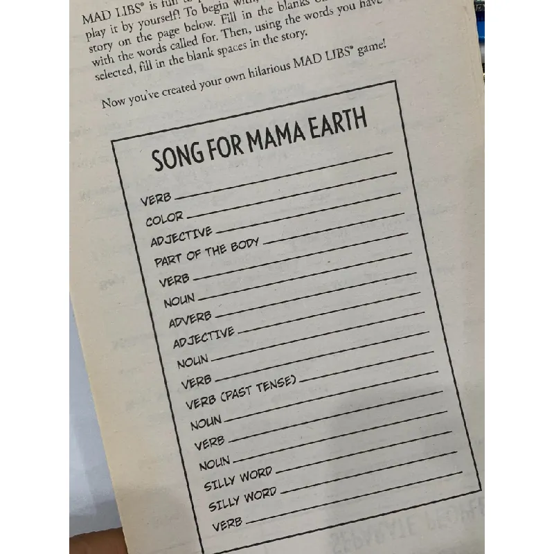 Mad Libs: Love the Earth – Mad Libs 559545