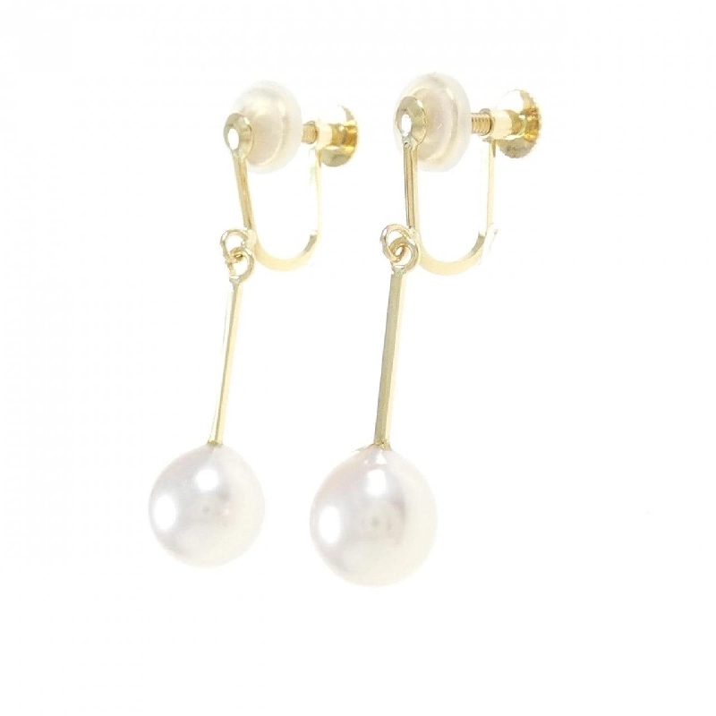 Bông tai ngọc trai Akoya K18YG 7.5mm - Hàng hiệu Chính hãng 878500