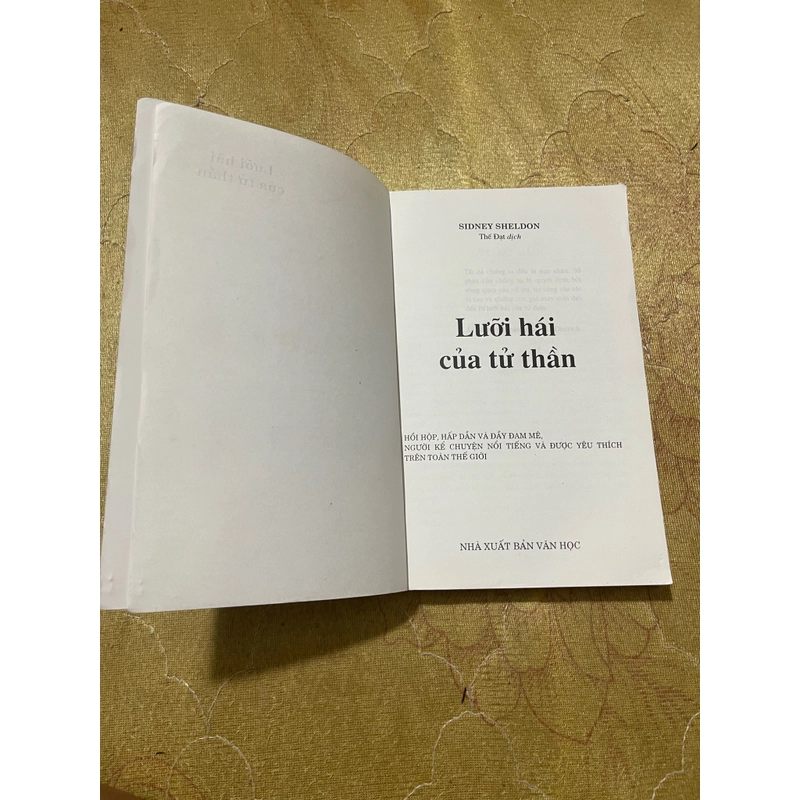Lưỡi hái của tử thần- Sidney Sheldon  470473