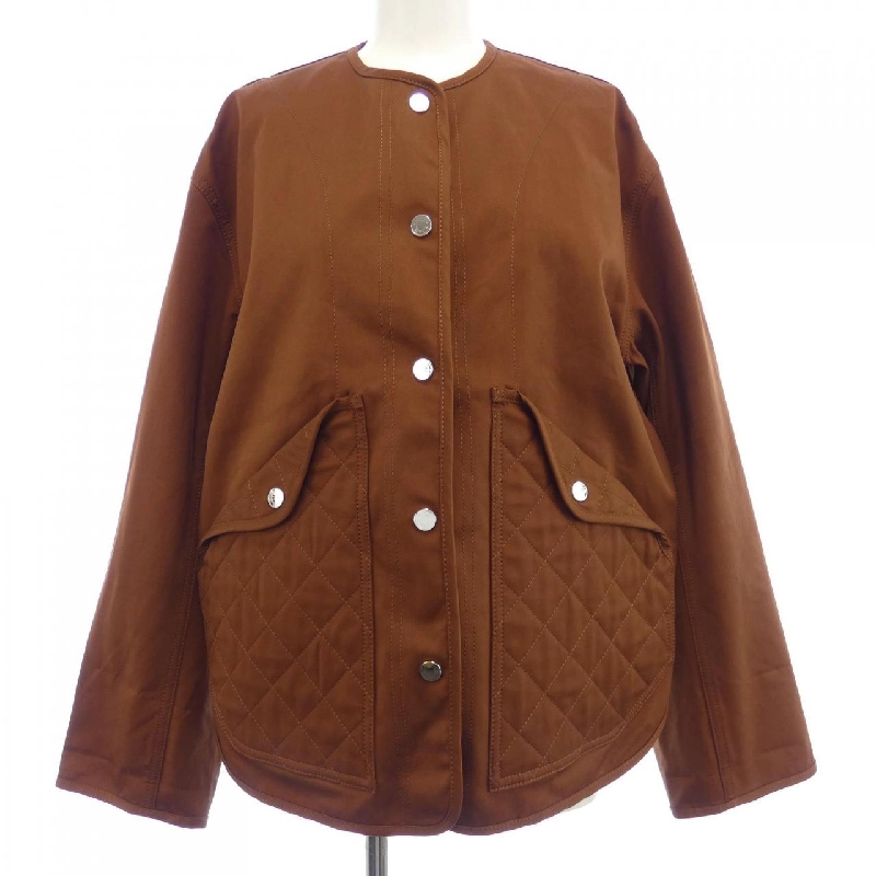 【Khuyến mãi】Áo khoác không cổ HERMES 635672