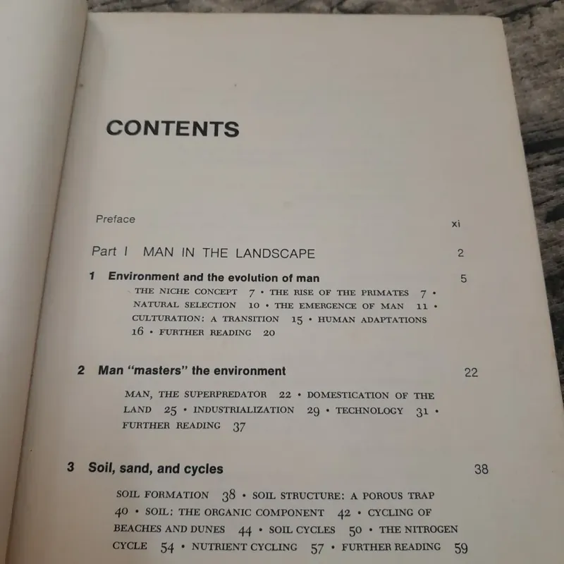 Sách ngoại văn Anh. ENVIRONMENT AND MAN. Dr Richard H. Wagner -State Colleg.  Oct 1970 733496