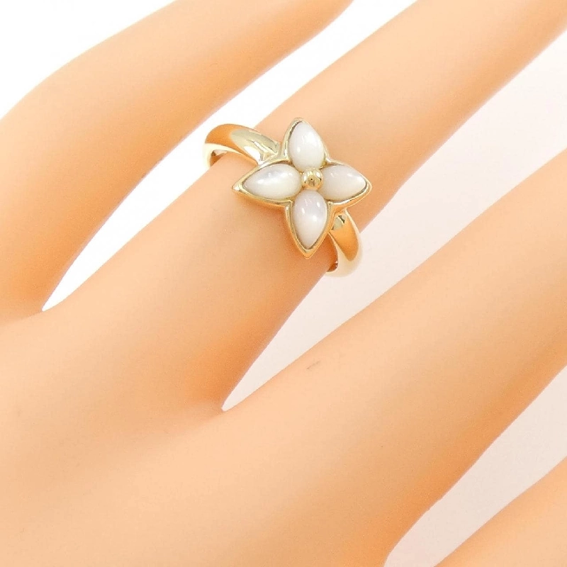 Nhẫn hoa ngọc trai mẹ K18YG - Hàng hiệu Authentic 859767