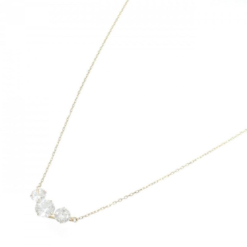 K18YG Cubic Necklace - Hàng hiệu Authentic 862122