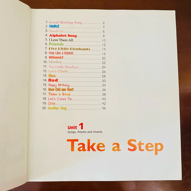 Take a step - Songs, poems and chants 384866