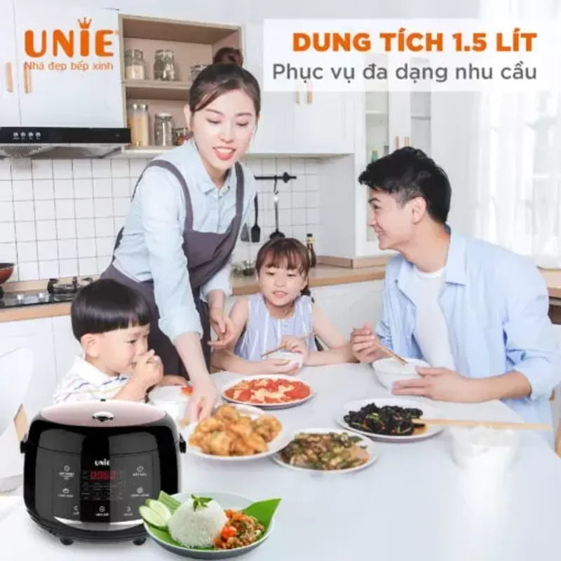NỒI CƠM ĐIỆN CHUYÊN DỤNG UNIE URC815 - Lòng nồi an toàn tuyệt đối, không kim loại nặng 726173