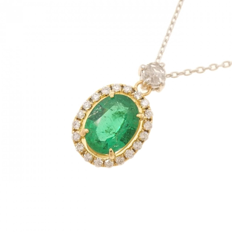 K18YG/K18WG Dây chuyền ngọc lục bảo 1.01CT - Hàng hiệu Chính hãng 859684