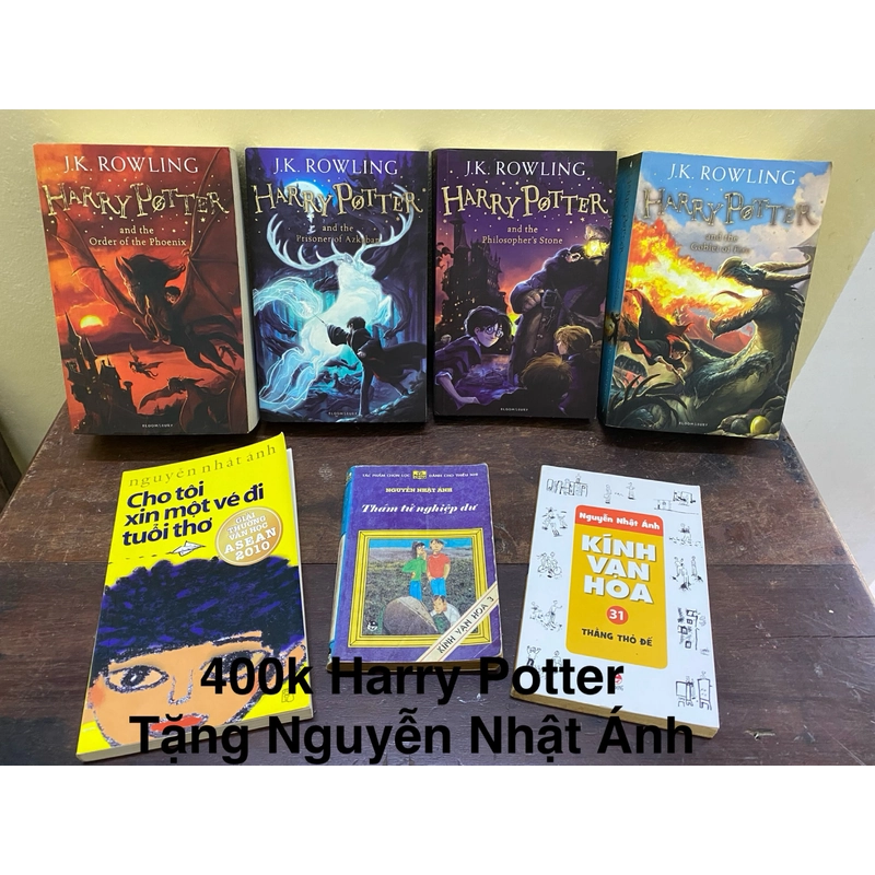 Combo sale tặng: Harry Potter tiếng anh  359447