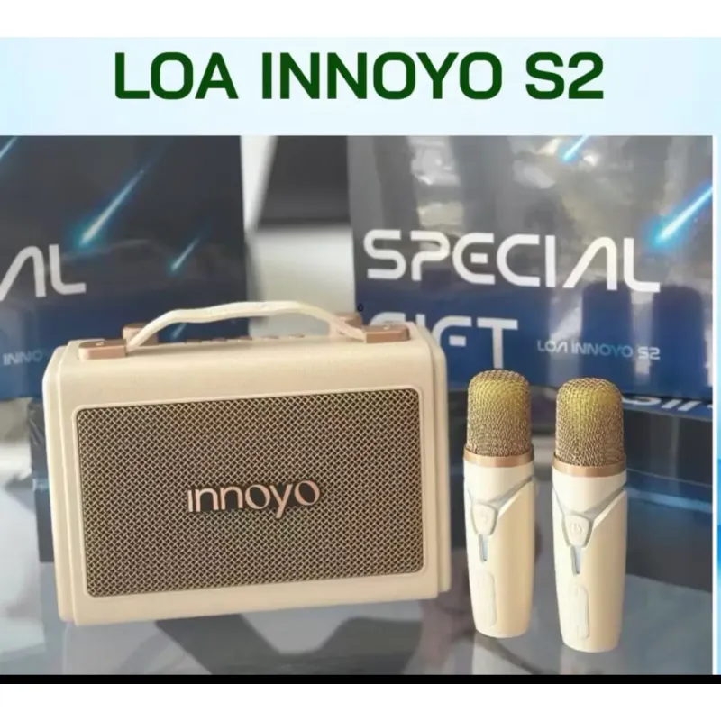 Loa Bluetooth Innoyo InnoSound S2  Kèm Micro | Bluetooth 5.3 | Pin Trâu | Âm Thanh Lớn 999952