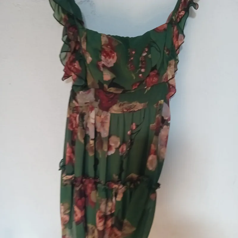 Đầm xòe voan hở lưng 720791