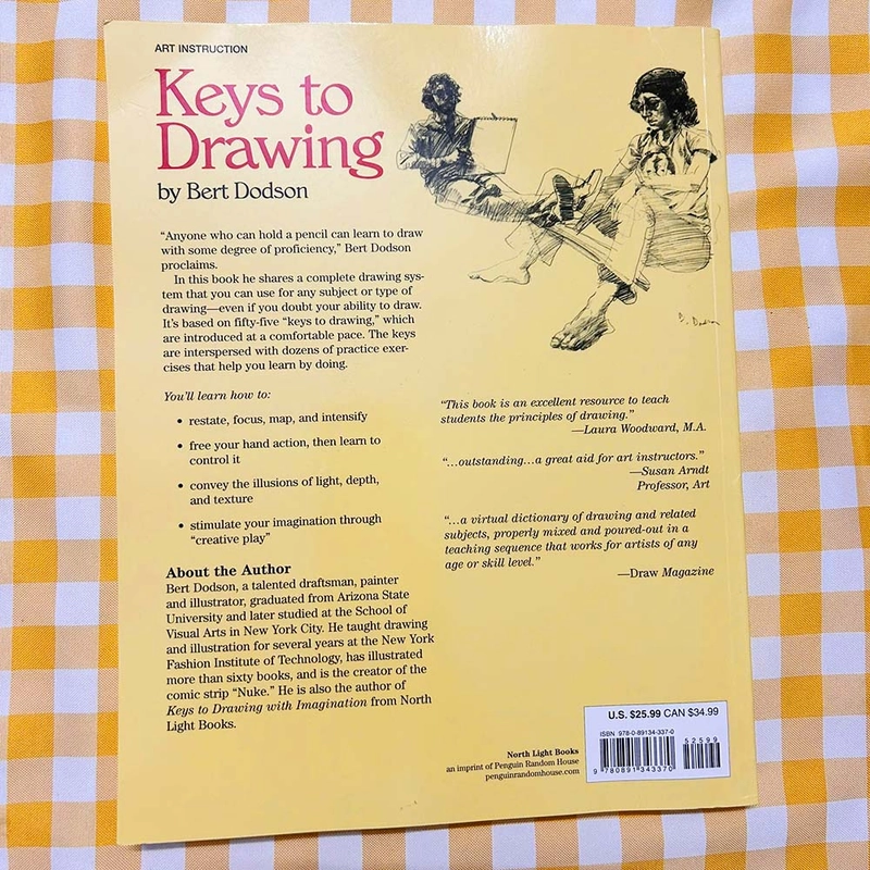 [Tiếng Anh] Tập Hướng Dẫn Vẽ Cơ Bản KEYS TO DRAWING (Cấn nhẹ 4 góc) 518949