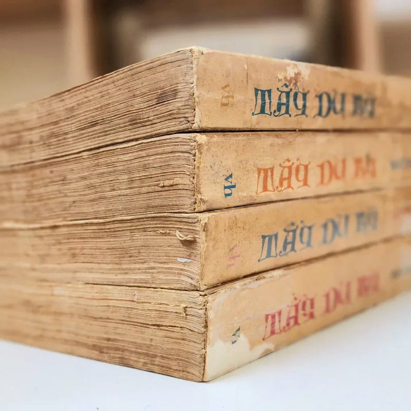 Tác phẩm VH kinh điển Trung Quốc: TÂY DU KÝ trọn bộ 4q, có tranh vẽ minh họa 702507