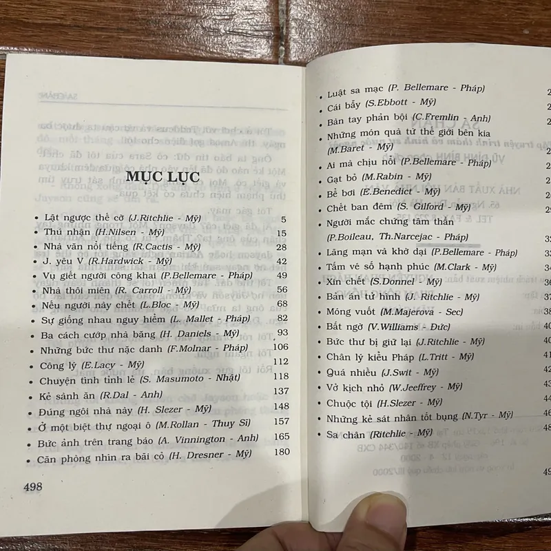 Sa chân - Tập truyện trinh thám, hình sự nước ngoài (k3) 607511