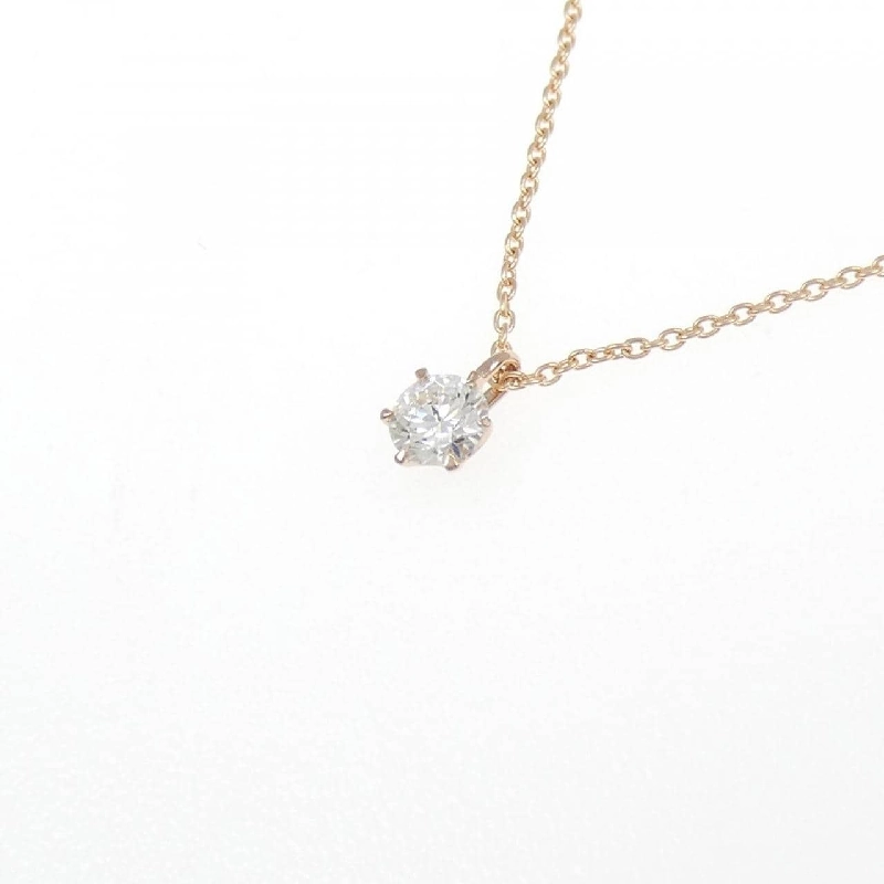 K18PG Dây chuyền kim cương 0.205CT J SI1 EXT H&C - Hàng hiệu Chính hãng 874041