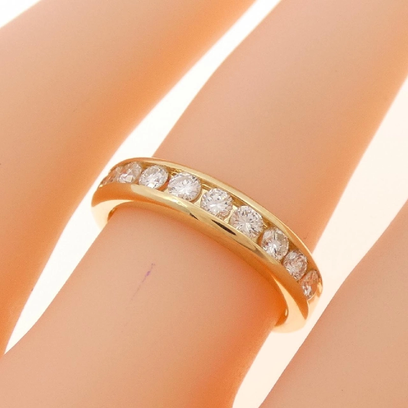 Nhẫn kim cương K18YG 0.42CT 672051