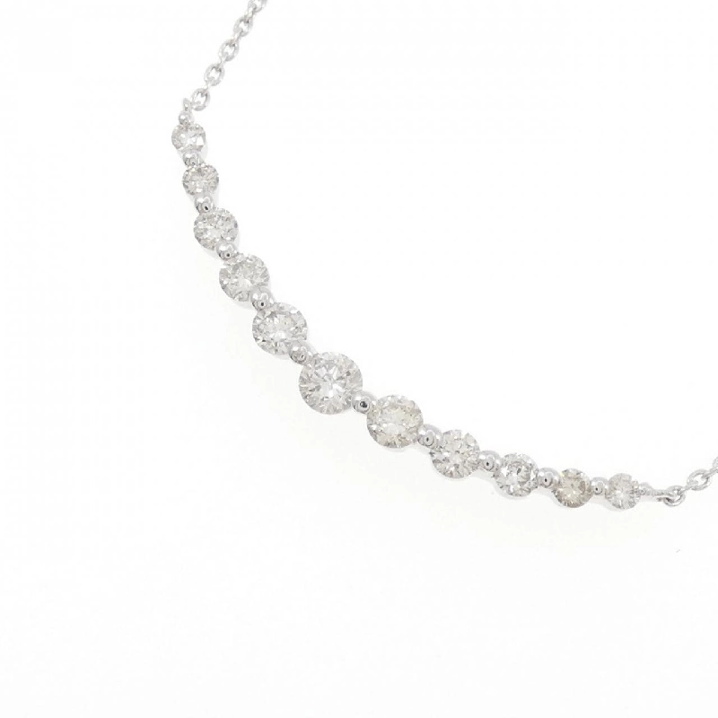 K18WG Dây chuyền kim cương 0.50CT - Hàng hiệu Chính hãng 858083