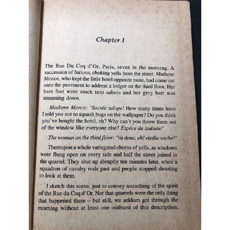 Down and out in Paris and London mới 70% ố vàng George Orwell HPB1309 NGOẠI VĂN 458358