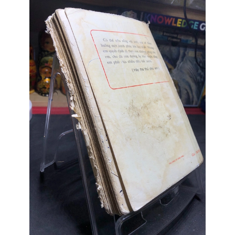 Hãy Tha Thứ Cho Em mới 50% ố vàng, rách bìa nhẹ ướt bìa 1994 Phạm Sông Hồng Vũ Đình Bình chọn dịch HPB0906 SÁCH VĂN HỌC 915017