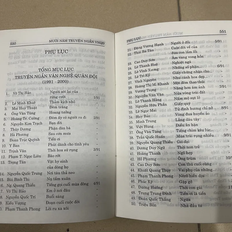 MƯỜI NĂM TRUYỆN NGẮN VĂN NGHỆ QUÂN ĐỘI 1991 - 2000 (c43) 717759