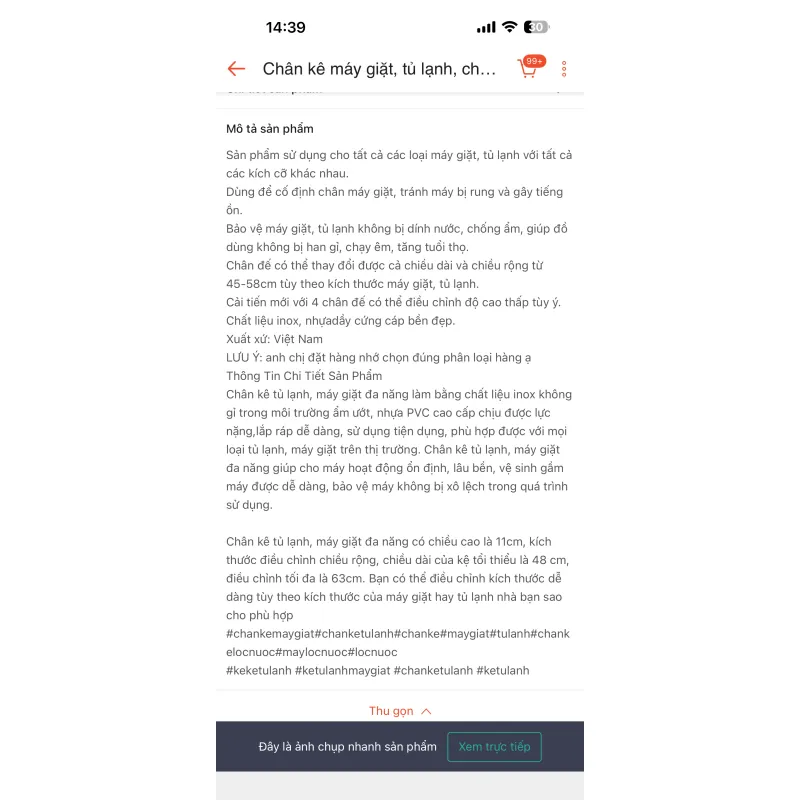 Chân kê máy giặt, tủ lạnh, chân kê chống rung giảm tiếng ồn 932645