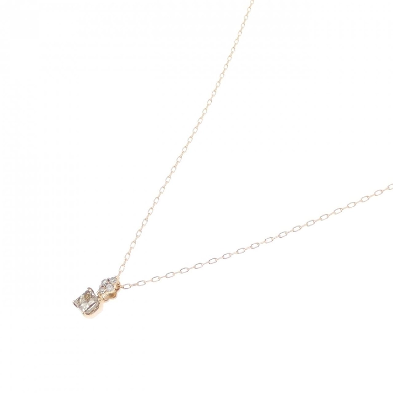 K18PG Dây chuyền kim cương 0.34CT - Hàng hiệu Chính hãng 862543