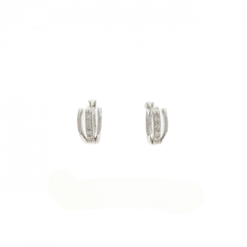 K18WG Bông tai kim cương 0.10CT - Hàng hiệu Chính hãng 873967