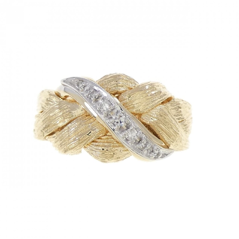 Nhẫn kim cương 14KYG/14KWG - Hàng hiệu Authentic 849117