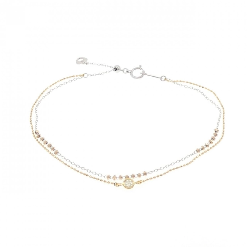 Bộ vòng tay kim cương ba màu K18 0.09CT - Hàng hiệu Chính hãng 879020