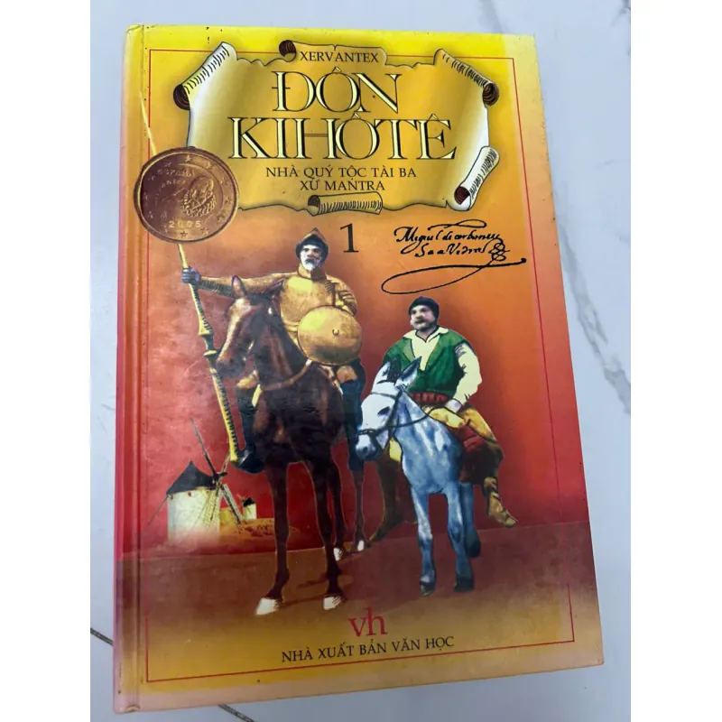 bìa cứng - Đôn Kihôtê – Nhà quý tộc tài ba xứ Mantra  – Miguel de Cervantes - tập 1 609698