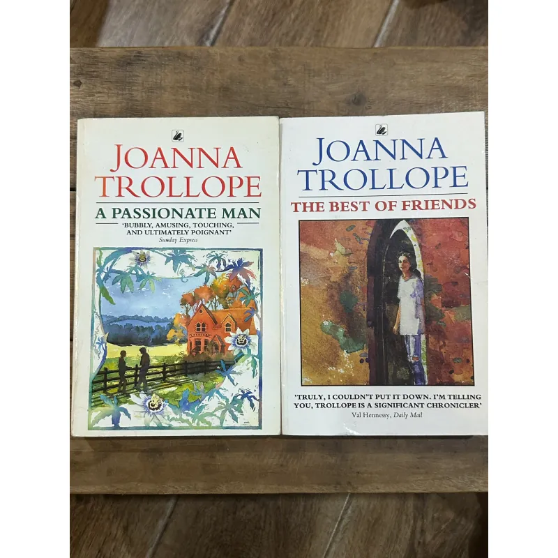 Combo sách tác giả Joanna Trollope - A Passionate Man & The Best of Friends 731626