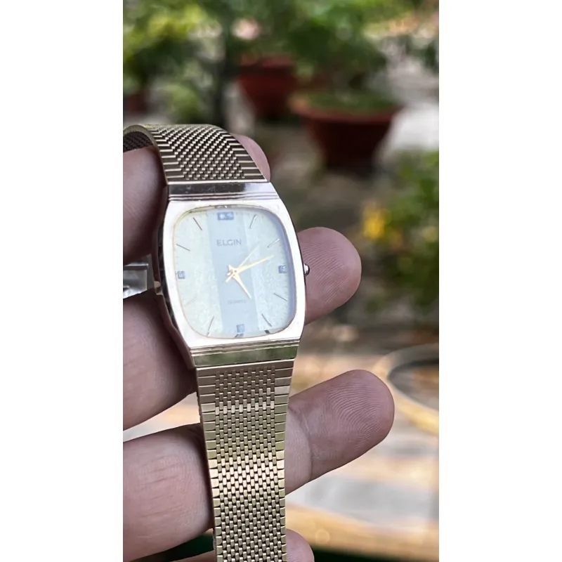 Đồng hồ Elgin Mỹ máy quartz thuỵ sĩ 993125