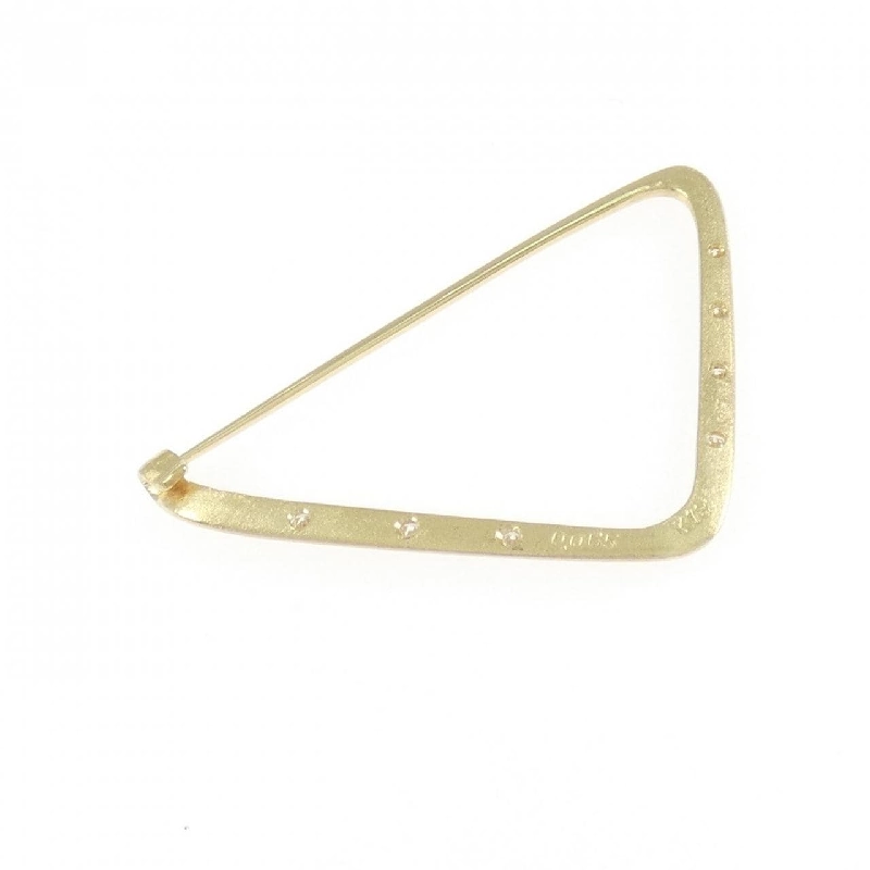K18YG Kim cương Brooch 0.065CT - Hàng hiệu Chính hãng 871043