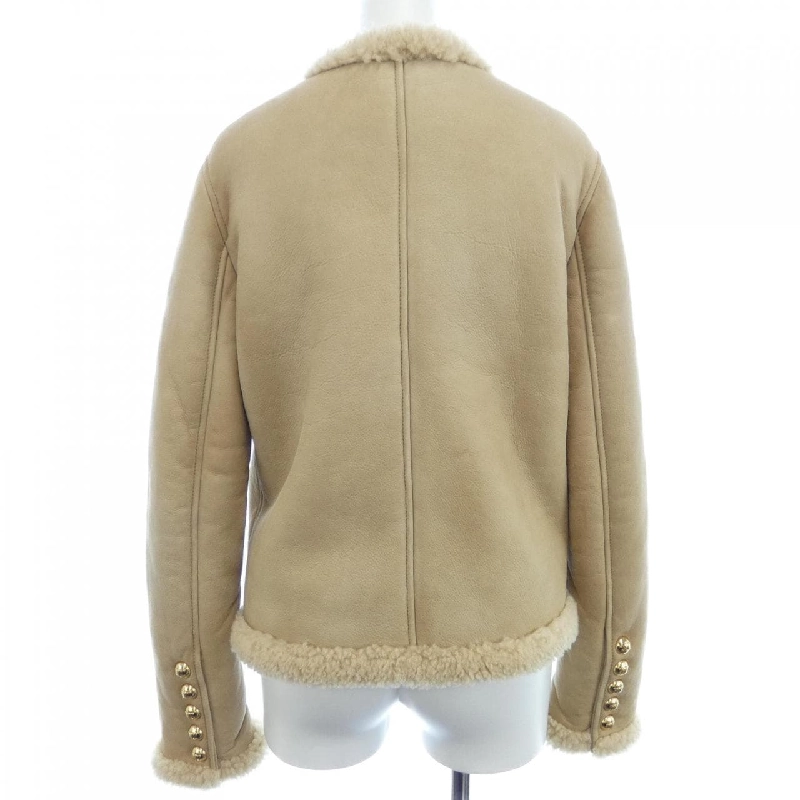 Celine CELINE Áo khoác lông cừu TRIOMPHE 2F457274T 631374