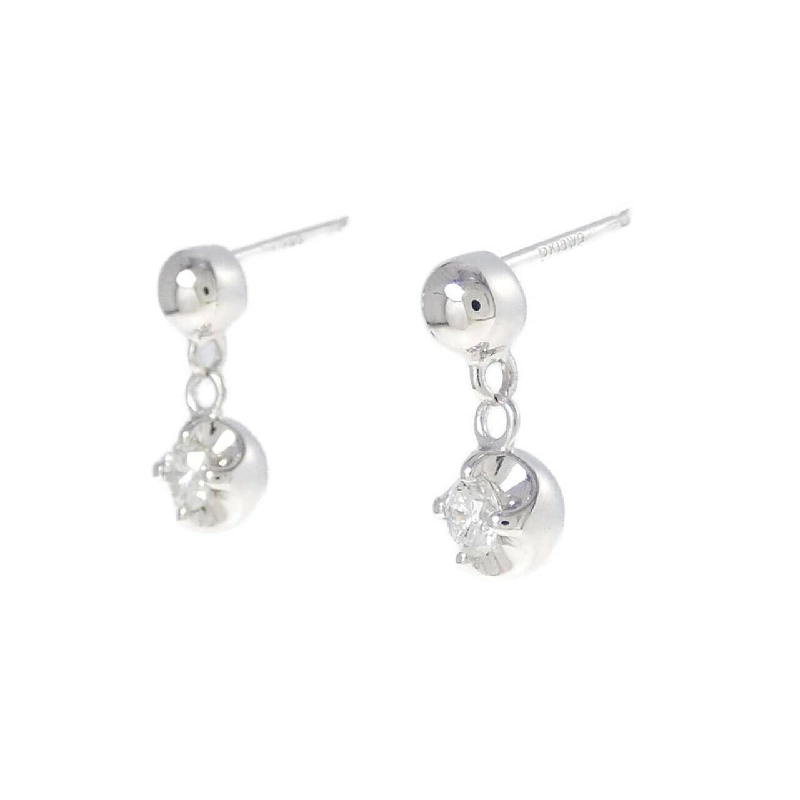 K18WG Bông tai kim cương 0.20CT - Hàng hiệu Chính hãng 870118