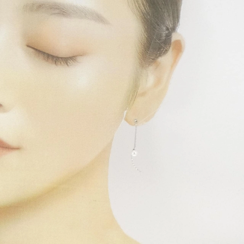 K18WG Bông tai ngọc trai Akoya 4.8mm - Hàng hiệu Chính hãng 875022