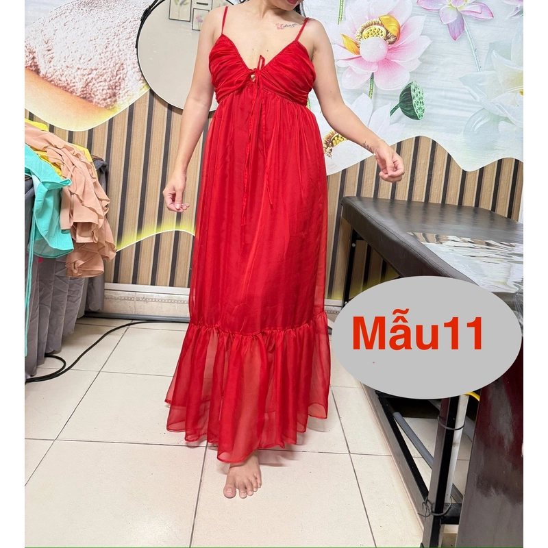Váy đỏ đi biển 518537