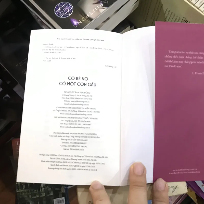 Cô Bé Nọ Có Một Con Gấu - L. Frank Baum (t4) 928777