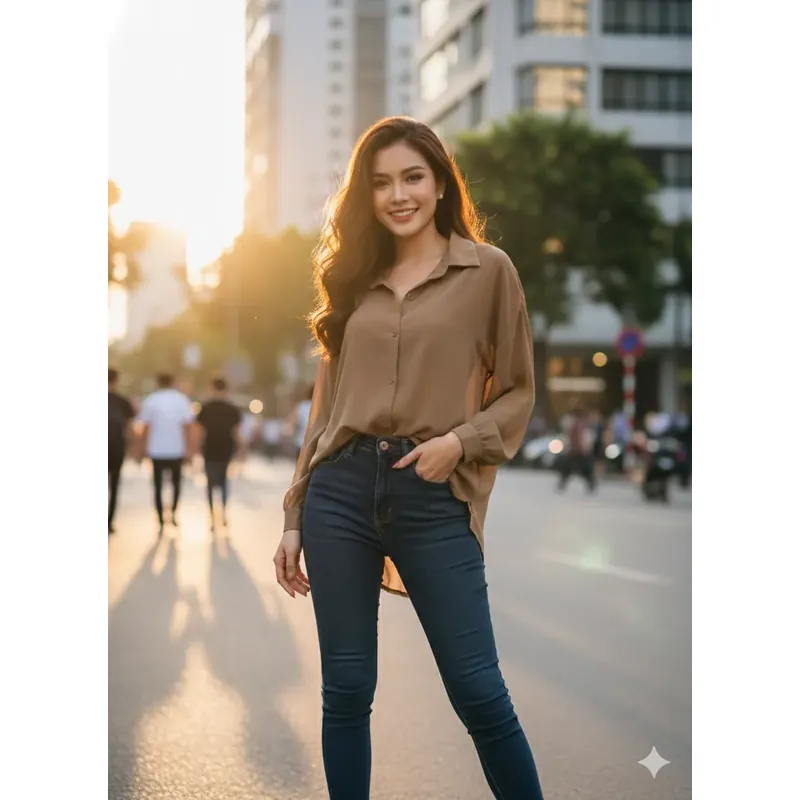 Áo sơ mi nữ kiểu 708526