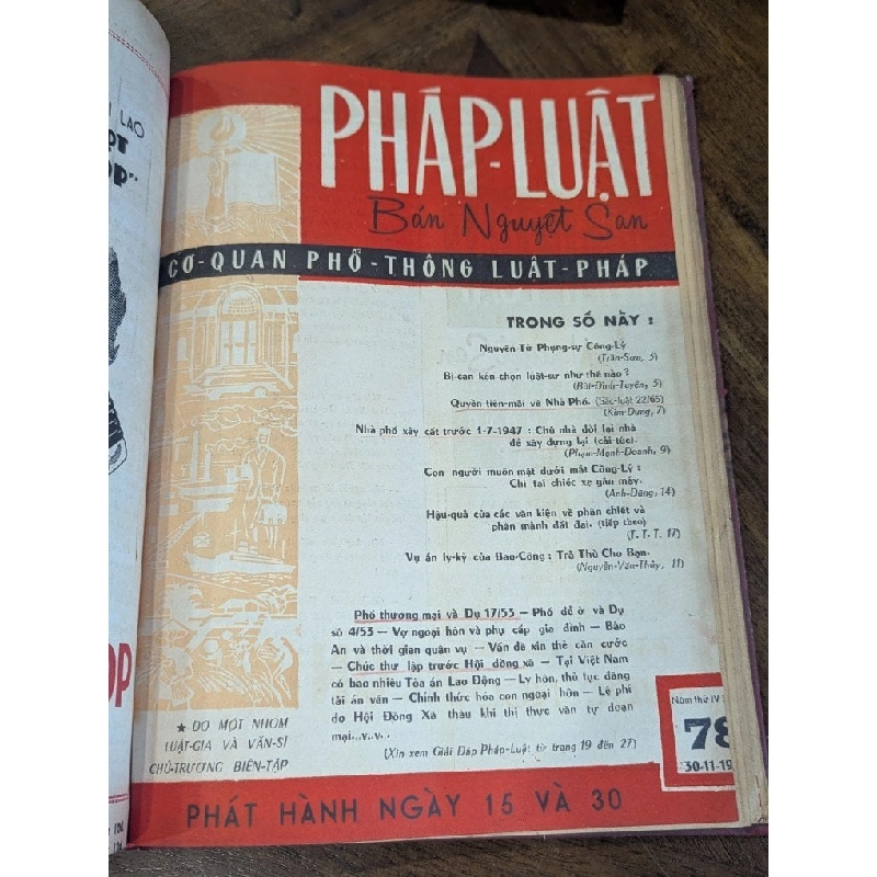 Tạp chí pháp luật ( bán nguyệt san ) - nhiều tác giả 1006760