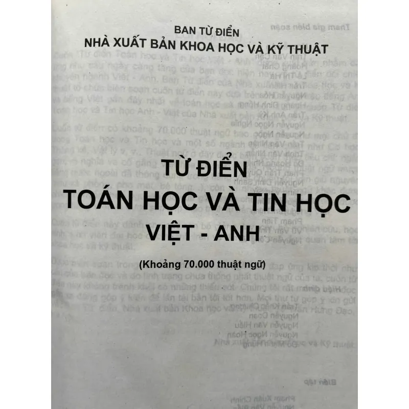 TỪ ĐIỂN TOÁN HỌC VÀ TIN HỌC VIỆT - ANH 759128