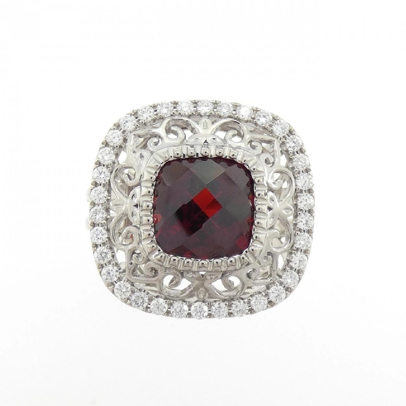 Nhẫn Garnet K18WG - Hàng hiệu Chính hãng 853852