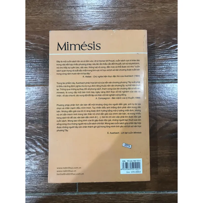 Mimesis - Phương thức biểu hiện thực tại trong văn học phương Tây  (t4) 782338