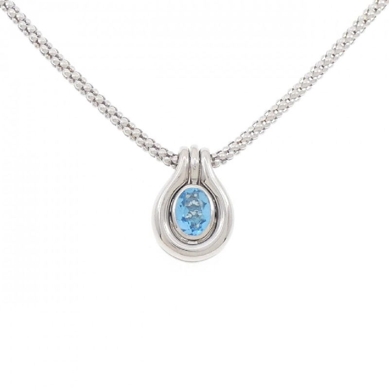 Dây chuyền Blue Topaz 750WG - Hàng hiệu Chính hãng 861749