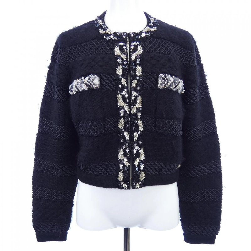 Áo khoác không cổ CHANEL P64681K60711 626951