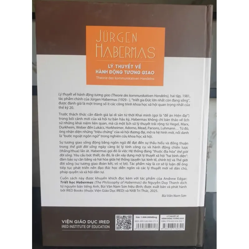 Lý Thuyết Về Hành Động Tương Giao - Jürgen Habermas 801035